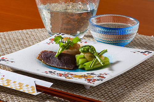 地場産の素材でつくるお料理
